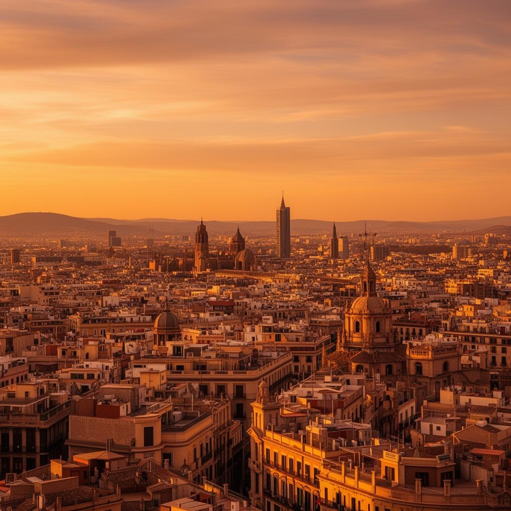 Vista urbana de España